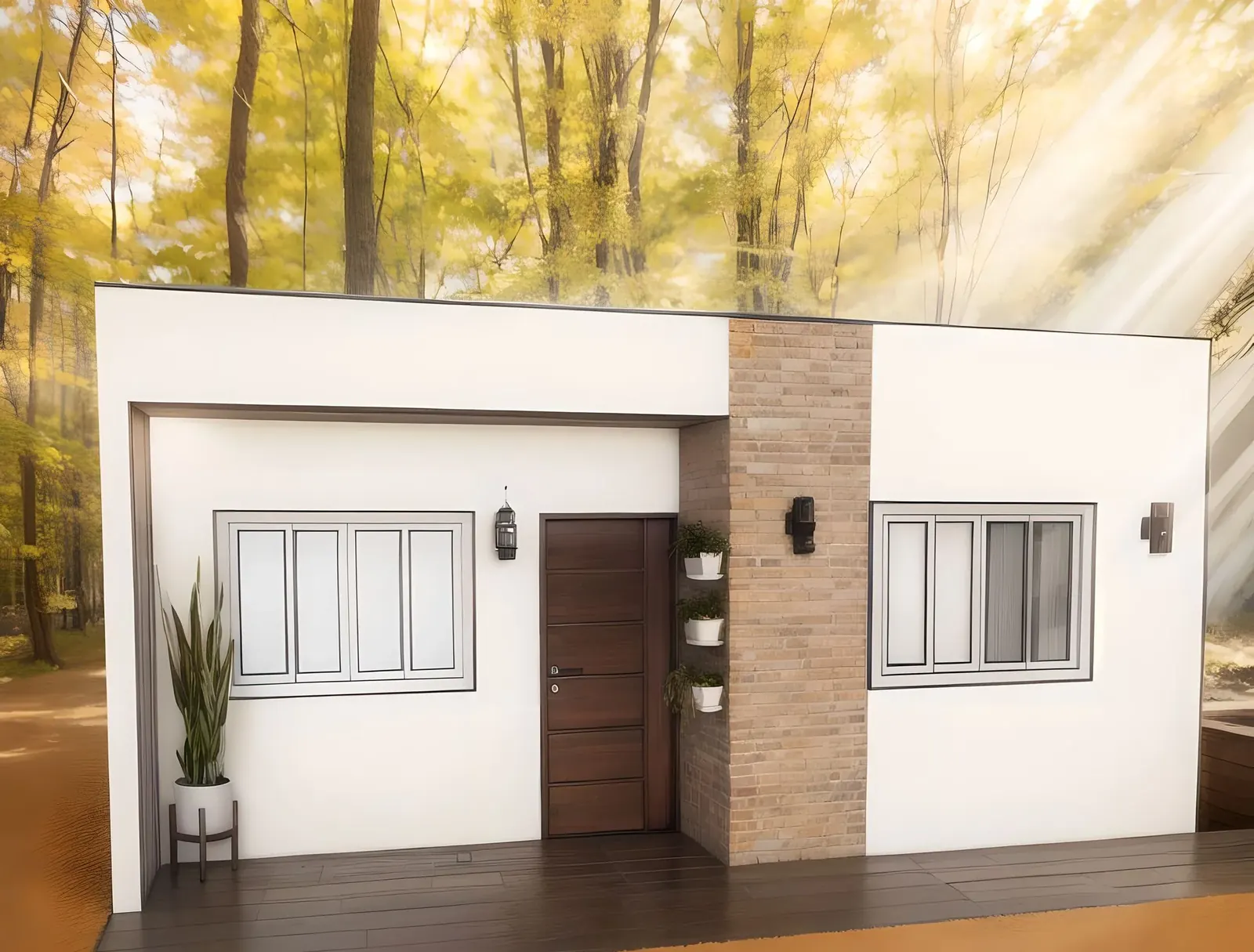Render exterior Casa Maracaná